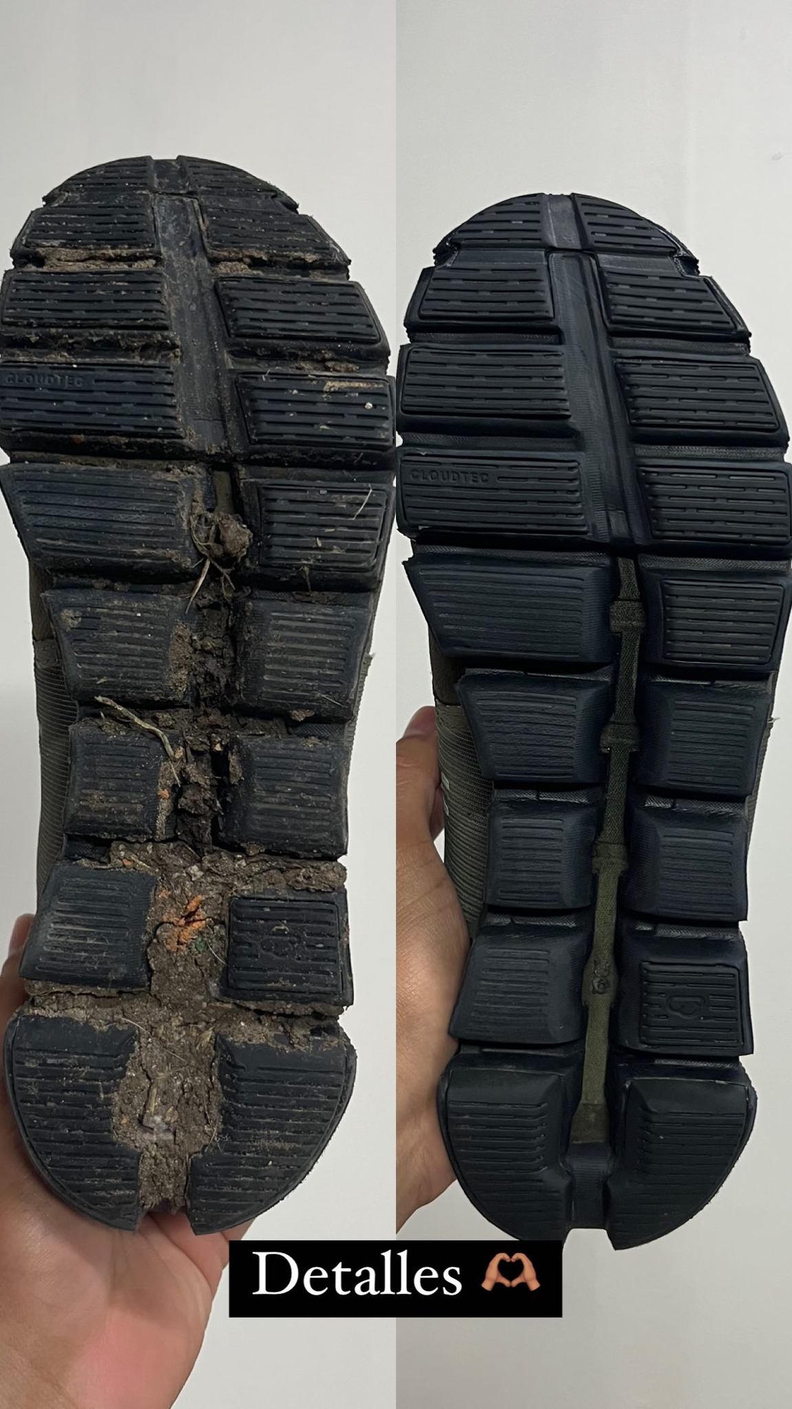 Suela restaurada a nuevo