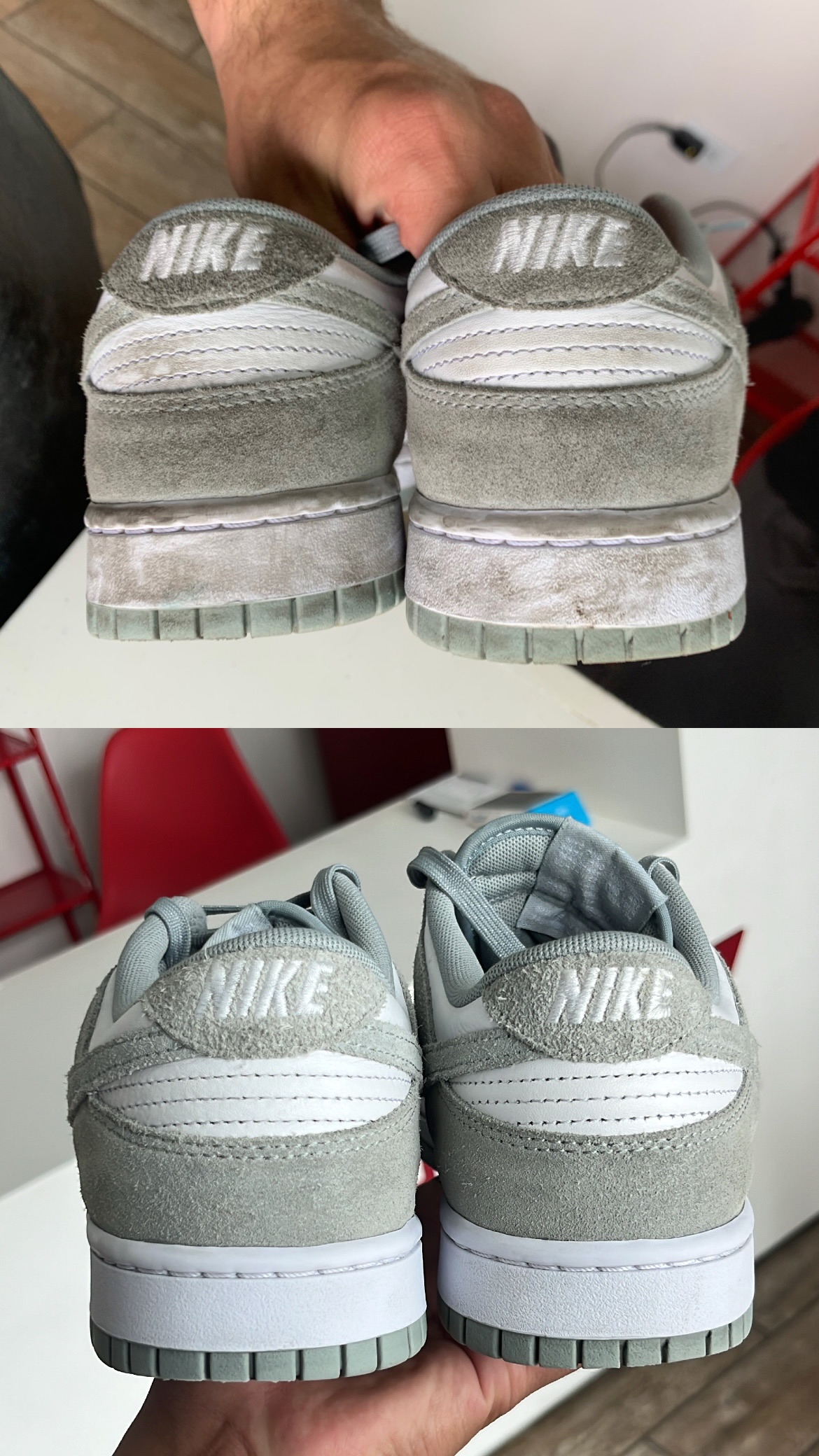 Nike Gris · 3 ángulos