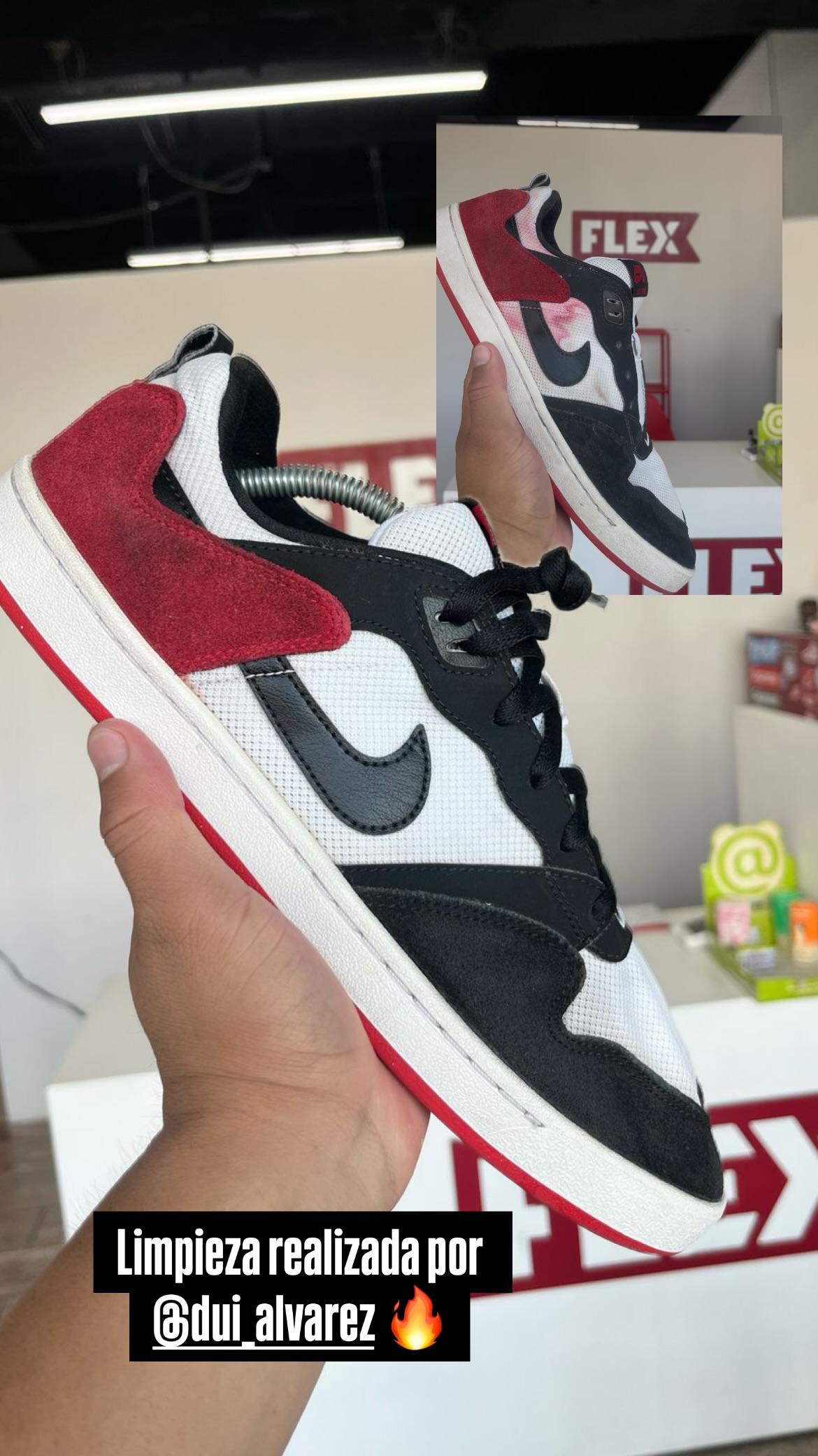 Nike rojo y negro revivido