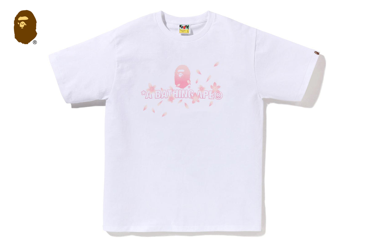 BAPE Sakura Logo Tee