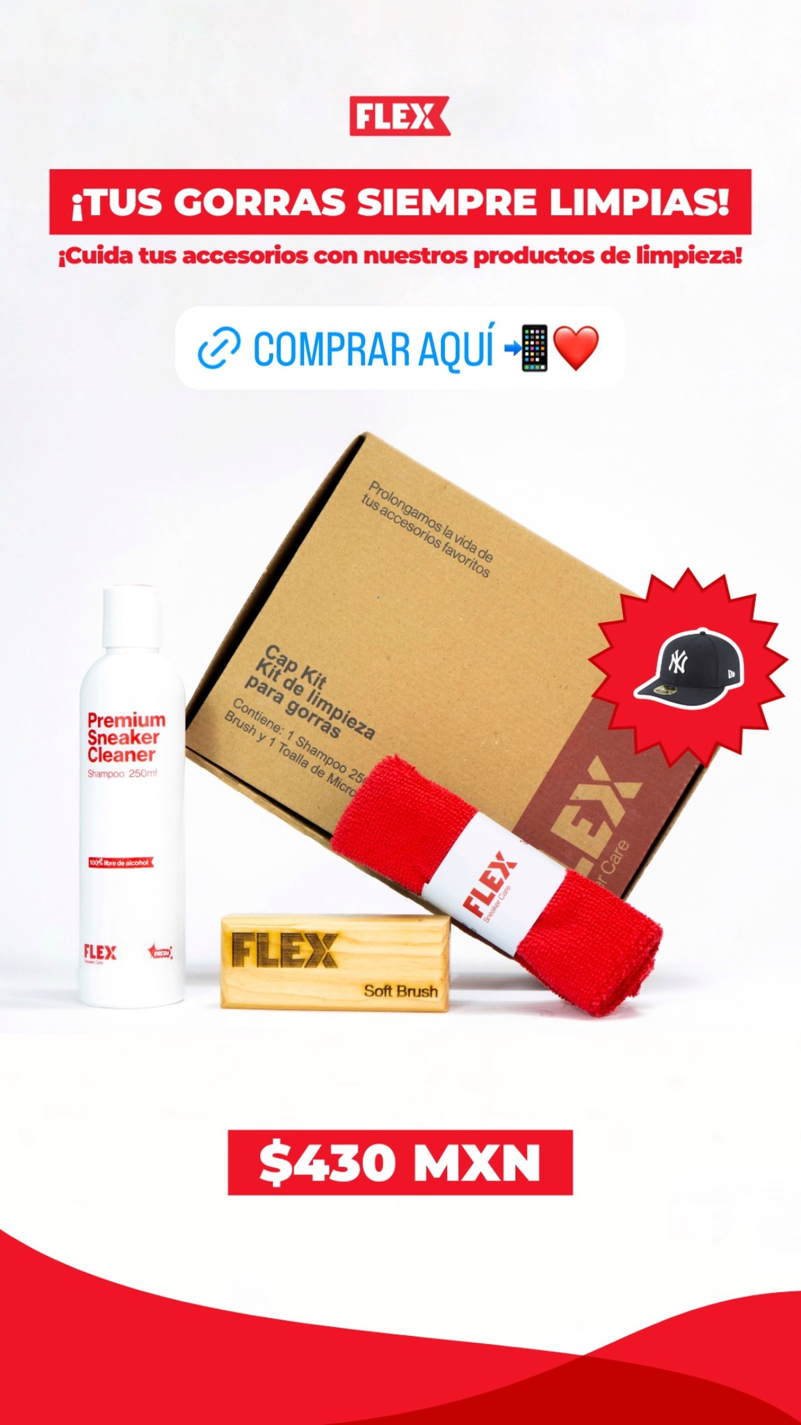 Kit para Gorras — $430 MXN